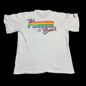 Vintage 80s Rip Curl Thrashed Power of the Curl Surf Tee Shirt Australia Sz M